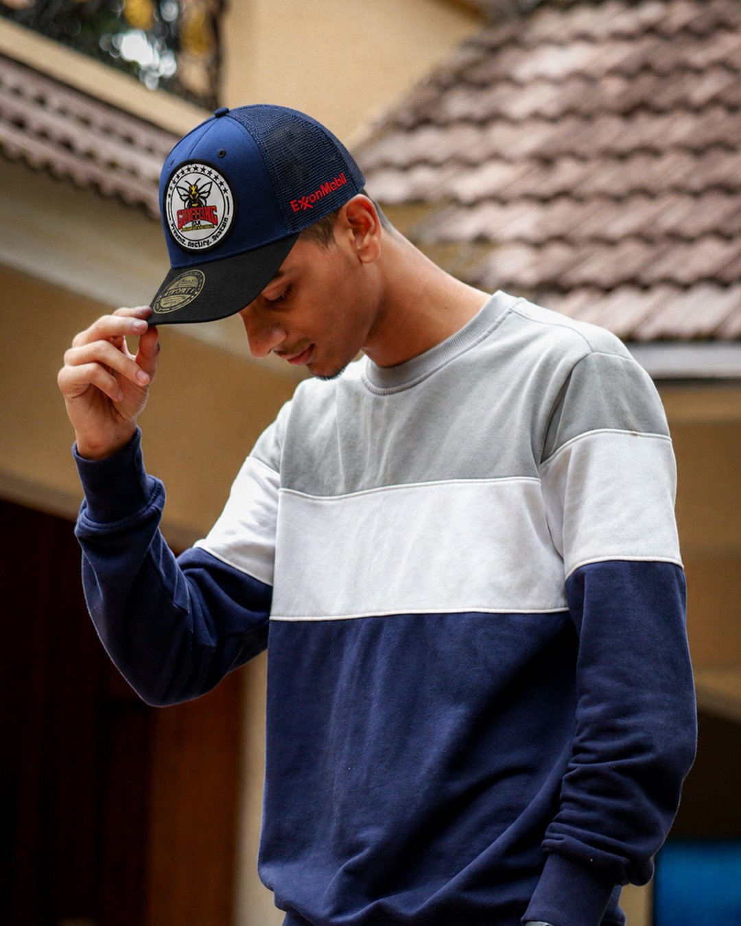 TOPI BASEBALL TAPIS ROMEO NAVY