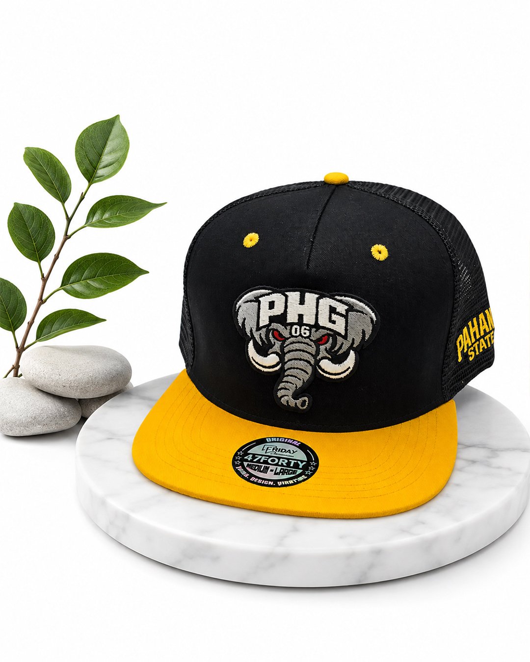 PAHANG STATE SNAPBACK — BLACK & YELLOW - Image 8