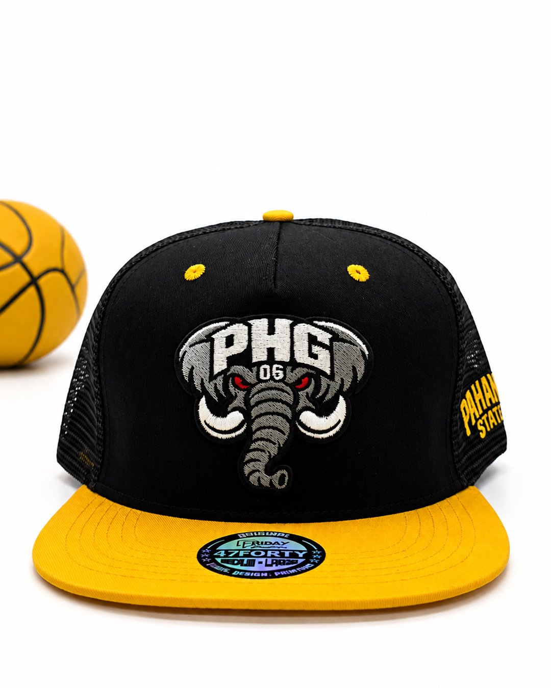 PAHANG STATE SNAPBACK — BLACK & YELLOW - Image 6
