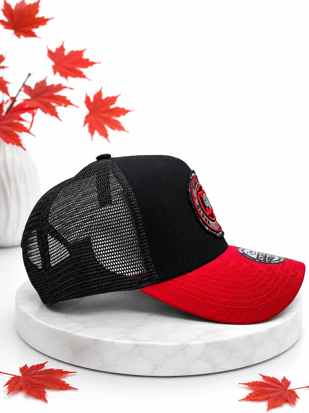 GUAX BASEBALL CAP — RED BRIM - Image 5
